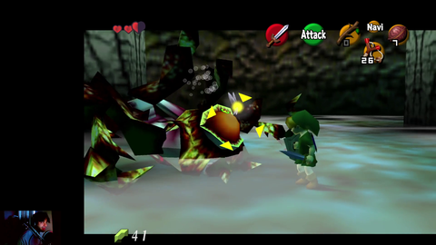 Guy beat a dungeon in Zelda OOT with his voice