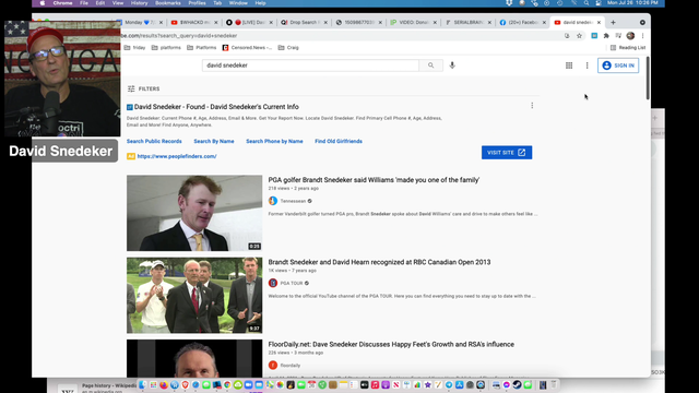 qanon streamer gets mad when youtube bans him on screen
