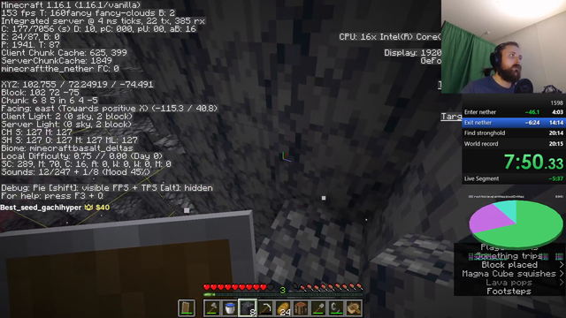 Forsen is so good at Minecraft, he just gets terrible seeds.