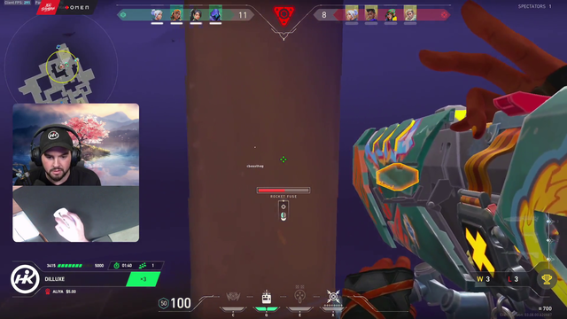 hiko caught wallhacking in valourant