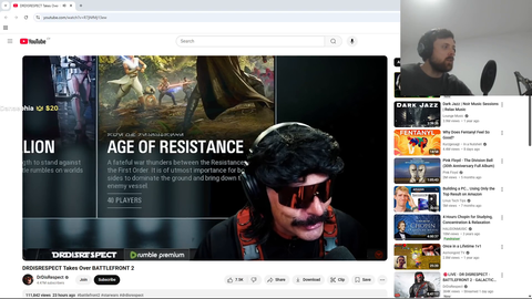 Even forsen is dunking on him
