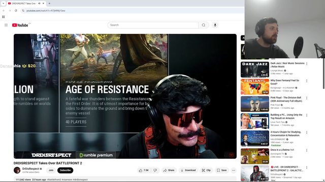Even forsen is dunking on him