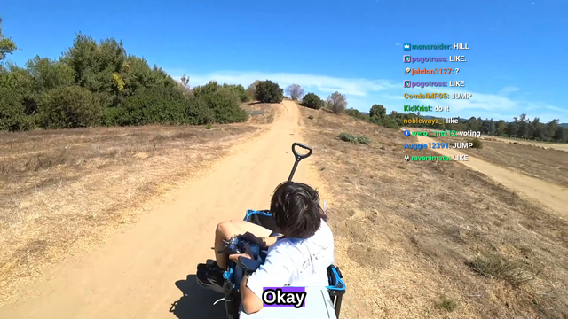 Michael Reeves goes up a hill in a normal way