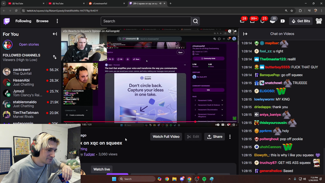 xQc's take on Squeex's take on xQc's take on Squeex's take on Asmon's take on deportations