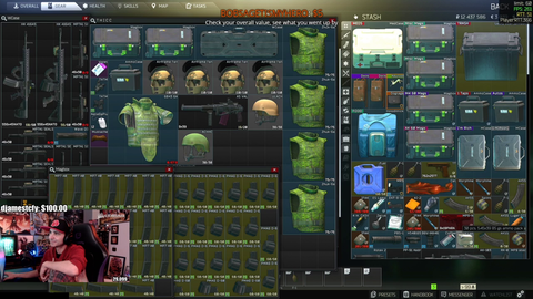 Summit1G gets out with THICC Case completely full