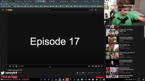 Mizkif is going through copium after Senny beat Jump King