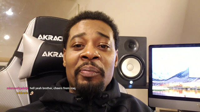 Danny Brown falls out his chair while high af