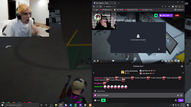 XQC reacts to Hasan's ban.