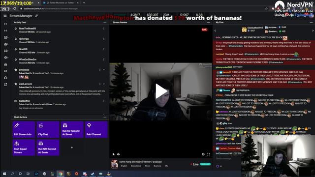 Trainwrecks on US riots