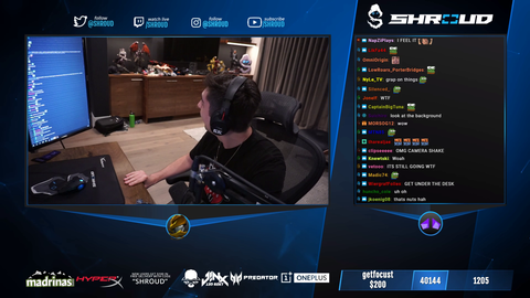 Shroud gets hit by an earthquake