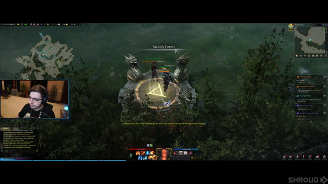 Shroud fights world boss in Lost Ark