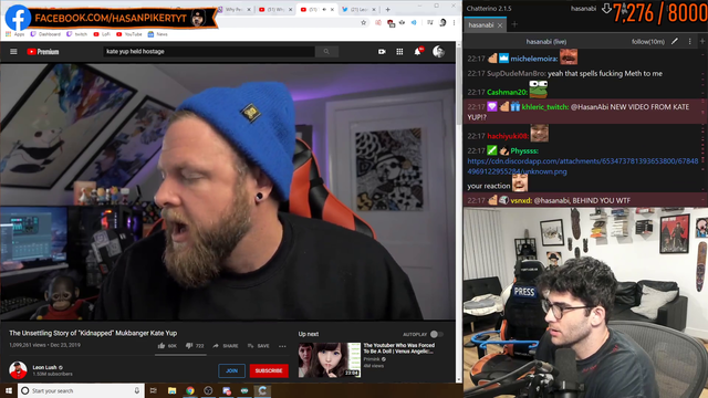 Hasan gets spooked