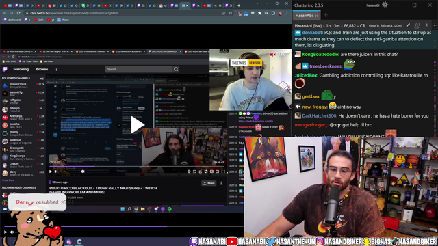 Hasan disappointed that xQc's crusade against him overshadowing the real issue