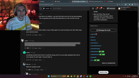 xQc says he gets paid to gamble on Kick despite saying the opposite multiple times before