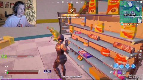 xQc gets fortnite ptsd