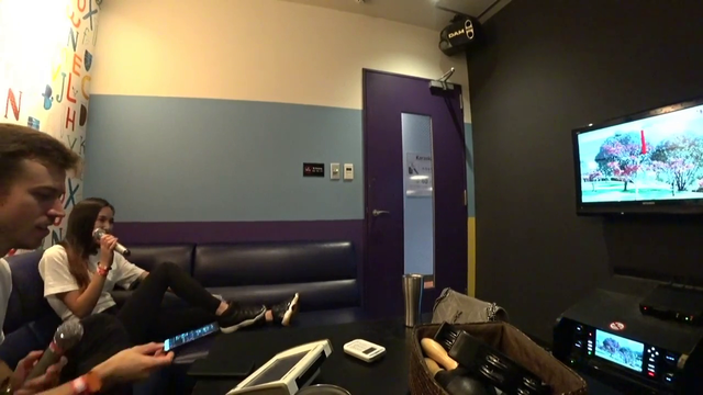 Jake gets a little too excited during karaoke