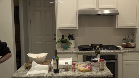 Soda walks in on Cyrs Cooking stream in Sodas kitchen