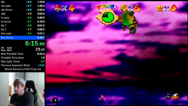 SM64 speedrunner Dowsky beating the 0 and 1 star WR on the same day