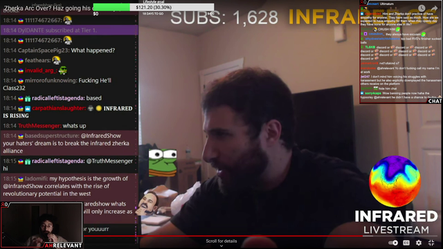 Ahrelevant finds out that chatter talking shit is at work