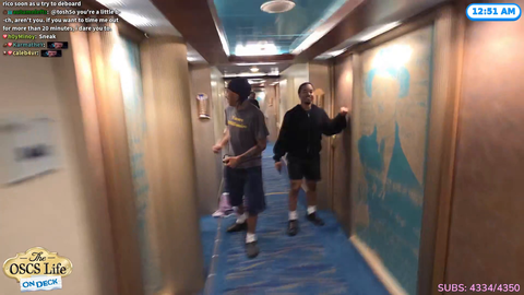 OSCS ding dong ditch on cruise ship
