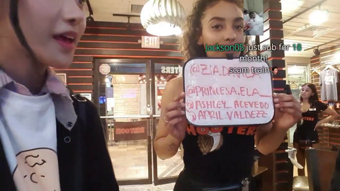 Hooters Girl activates the Coomers for Jinny donos