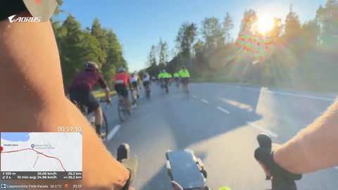 Cyclist almost dies on camera during 300km Cycling tour