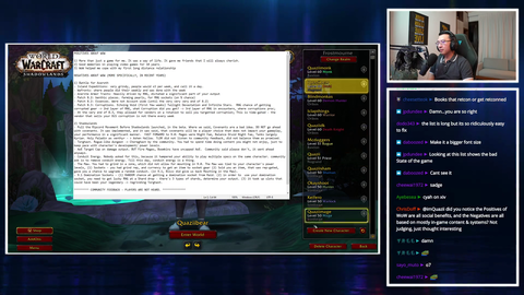 After Over 10 Years of Playing WoW, Disheartened Player Deletes His Characters.