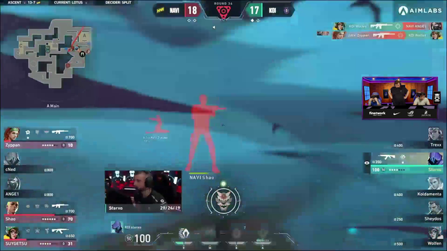 Starxo triple kill vs Navi + Crazy spanish casting