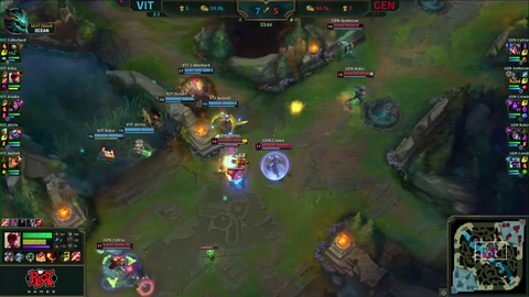Korean casters react to game winning fight against their home team