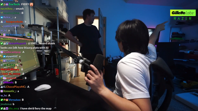 streamer explains his new tv