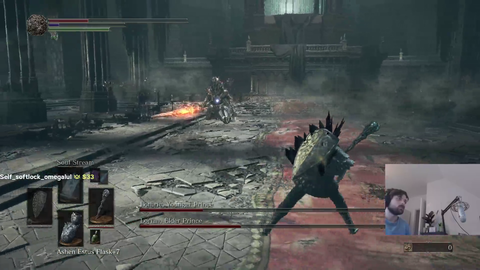 Malding hobo goes after the rat