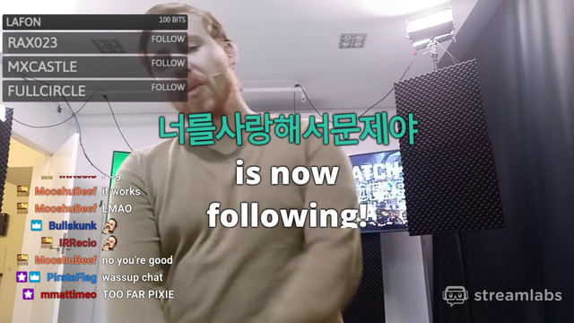 Caster warms up his jaw and nothing else