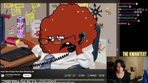 Caroline's house starts flooding live on stream