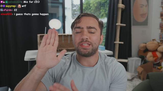 Mizkif Rants remove Politics and 22mins Ads per Hour