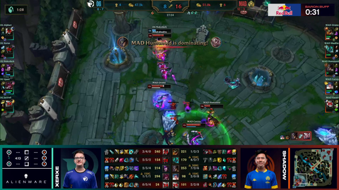 Team Madlions with the possible best League of Legends celebration