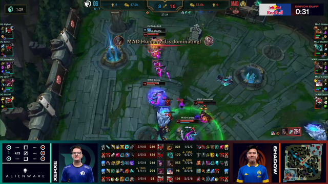 Team Madlions with the possible best League of Legends celebration