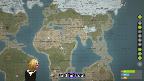 TheBurntPeanut is playing as the President of the USA and his acting is really good