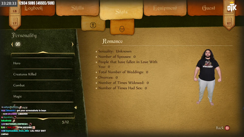 Esfand Character Sheet