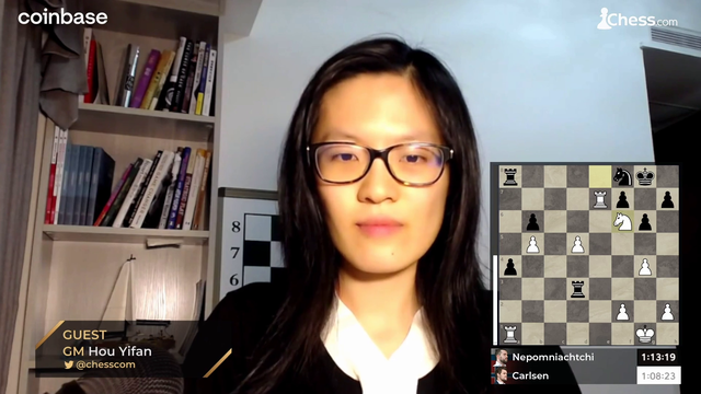 GM Hou Yifan gives a great in depth chess analysis