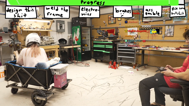 Lily Crush Dummy Chu test drives Michael's Death Cart