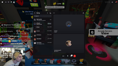 xQc asks kid if his mom/dad can change the battery in the smoke detector