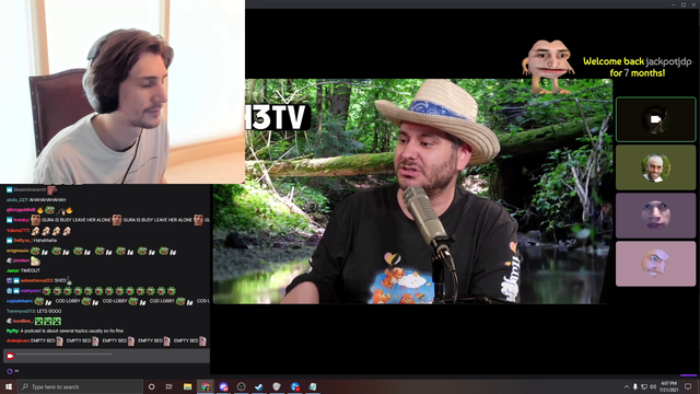 Train sweating trying to answer ethan's question