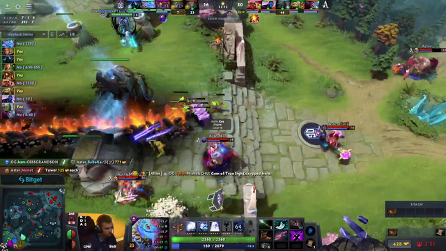 Caster jumps the gun with mega creeps, creeps save the day.