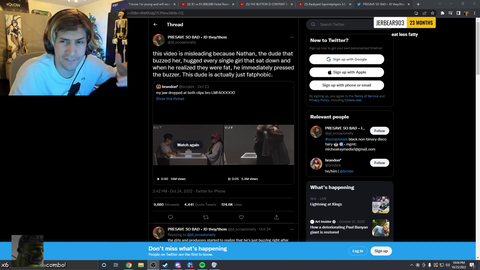 xqcs opinion on being fatphobic