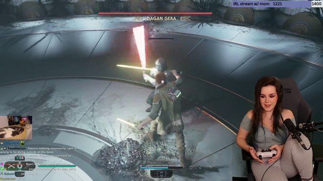 streamer goes afk during jedi survivor fight… again