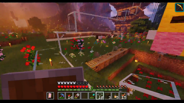 Yozu acting out his deepest desires in Minecraft