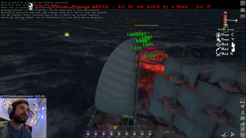 Forsen and the Ugandan pirates defeat a level 29 legendary ghost ship