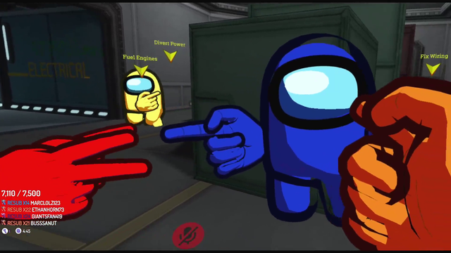 VR Among US Mexican Standoff