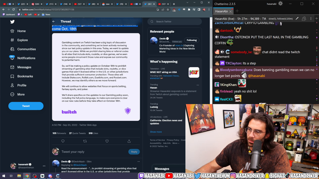 (CLIP NOT RELATED, TWEET IN COMMENTS) Mizkif’s Statement