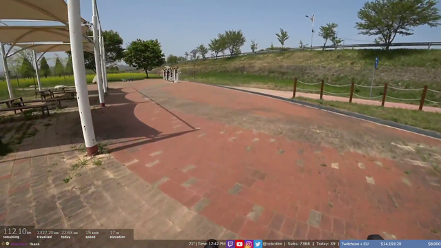 Angle of Shibusa crashed on his cycleathon while on Korea